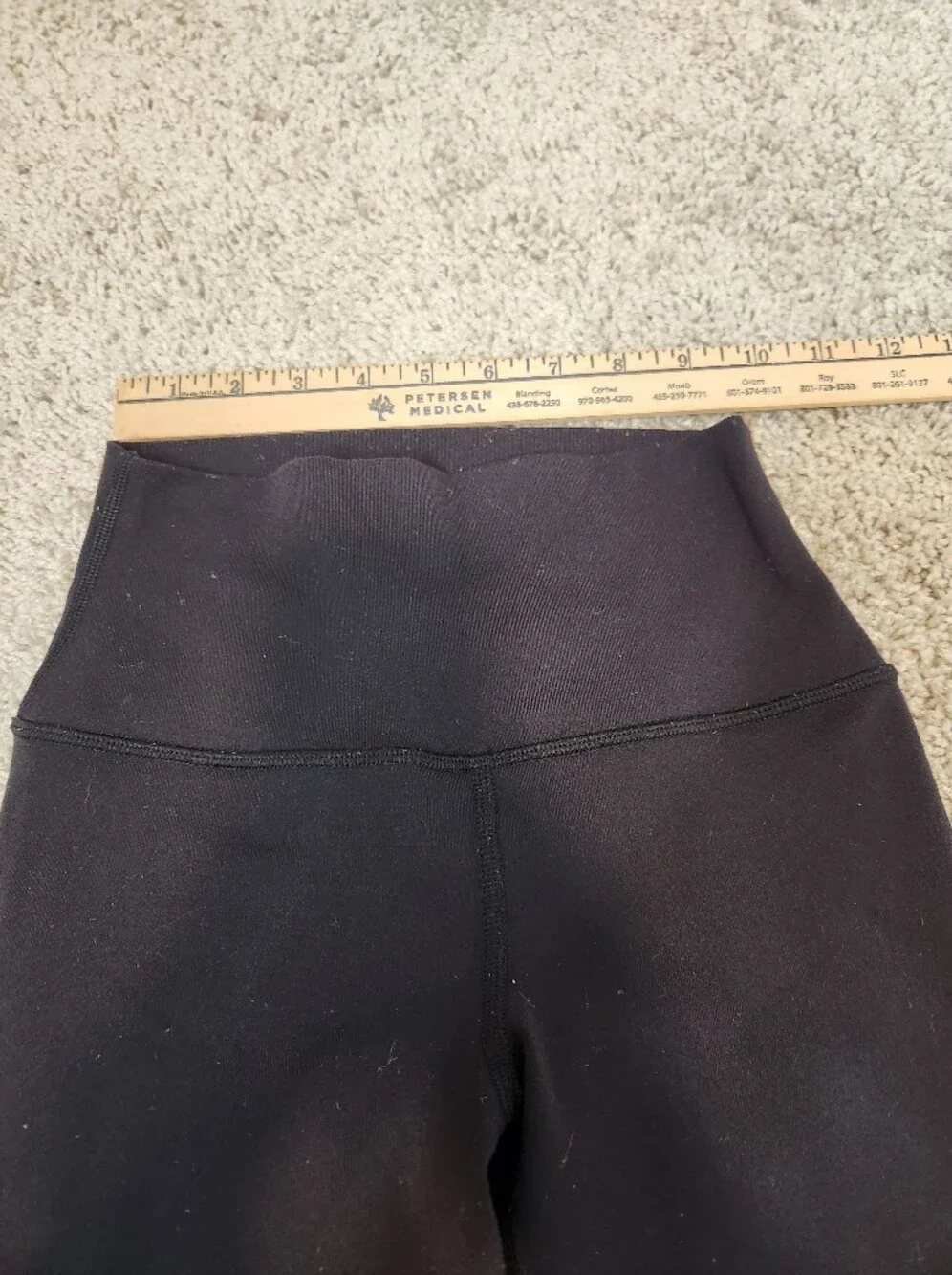 ALO Yoga Black Women's High-Waist Leggings Size XXS - Picture 4 of 6